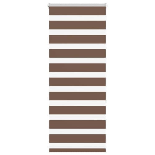 Rullgardin zebra brun 60x150 cm tyg bredd 55,9 cm polyester