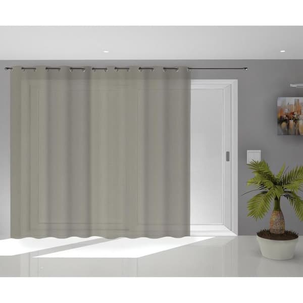 SOLEIL D'OCRE Noémie ögla slöja - 280 x 250 cm - Taupe