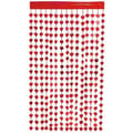 Miniatyrbild 1 av 3: P'TIT Clown re22652, Lamé Gardin Röda Hjärtan 1 x 2 meter
