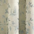 Miniatyrbild 2 av 4: Gardin - dubbla gardiner Curtina - BDTDE66900LK1 - Bird Trail Dubbla plisségardiner i Duck Blue Jacquard 168 x 228 cm