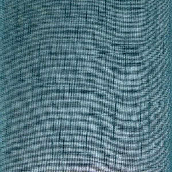 Voile med öljett 140 x 280 cm linneeffekt Zazy Blå
