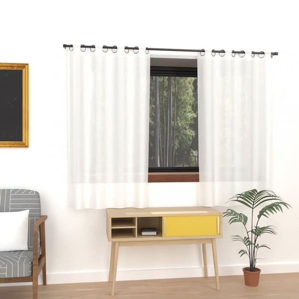 Öljett skirtt 135X180 cm ALIX vit, av Soleil d'ocre
