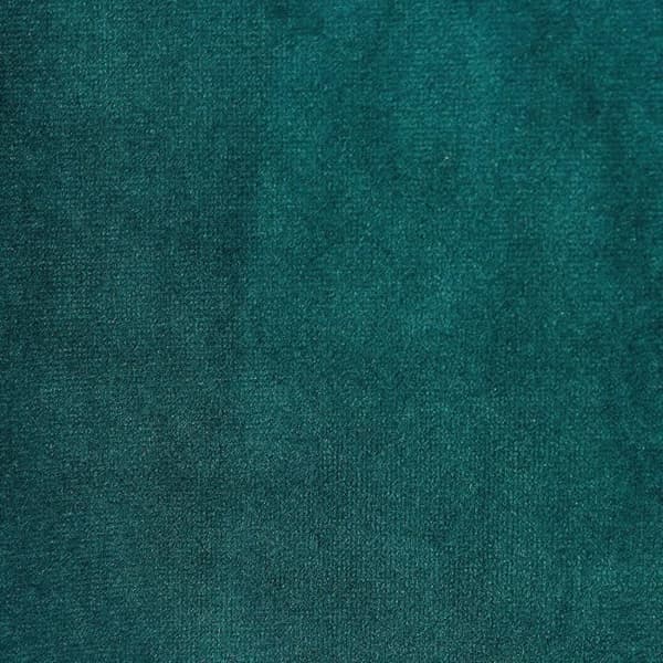 Eurofirany sammetsgardin, tyg, mörk turkos, 140 x 270 cm - 315196