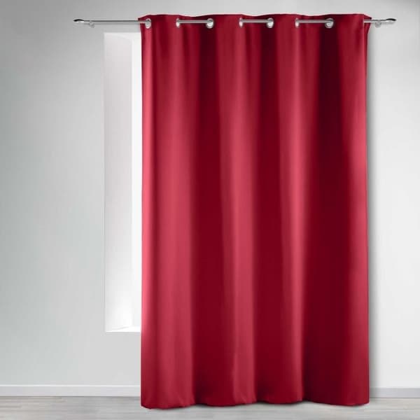 Mörkläggningsgardin - DOUCEUR D'INTERIEUR - OCCULT CARMIN - 140x240 cm - 100 % polyester