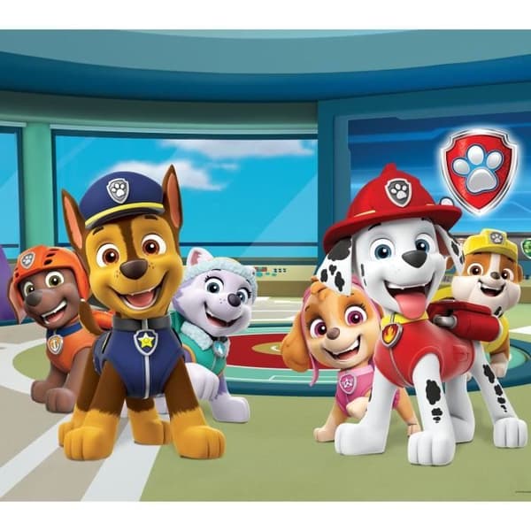 Gardiner - Paw Patrol - Command Tower - 2 st 90x160 cm - Öljetter - Siktning