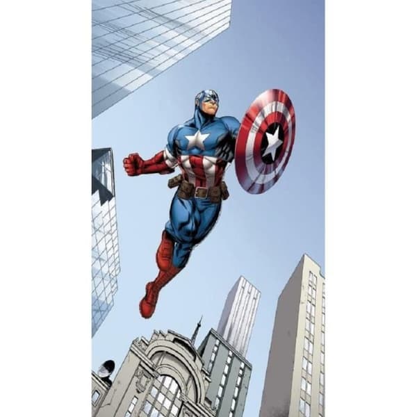 Captain America- Set 1 Gardin för barnkammare / fransk dörr