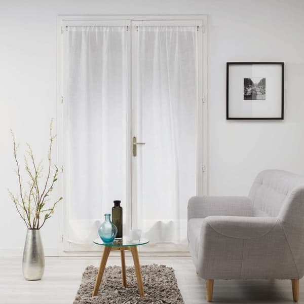 Raka par spöfickor 2 x 70 x 200 cm vit milza slöja