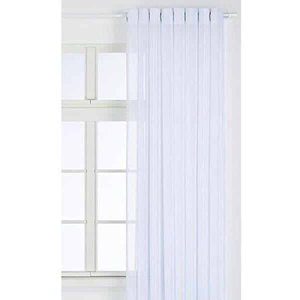 Skir gardin - Linder - 0133/10/375AB - 290 x 240 cm - 100% Polyester - Öljetter i borstad aluminium