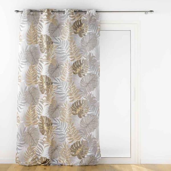 Gardiner med öljett - Paris Prix - Mogador - 140x260cm - Beige - Syntetisk