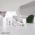 Miniatyrbild 2 av 4: Gardin - dubbla gardiner Abalon - 2106WB