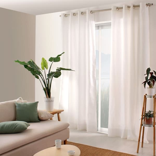 Pure Cotton Gardin - HOME MAISON - Siktning - Vit - 135 x 240 cm