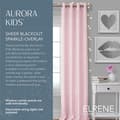 Miniatyrbild 2 av 4: Gardin - Dubbla Gardiner Elrene Aurora Window Curtain Collection, polyestertyg, rosa, 52" B x 84" L (1 panel)