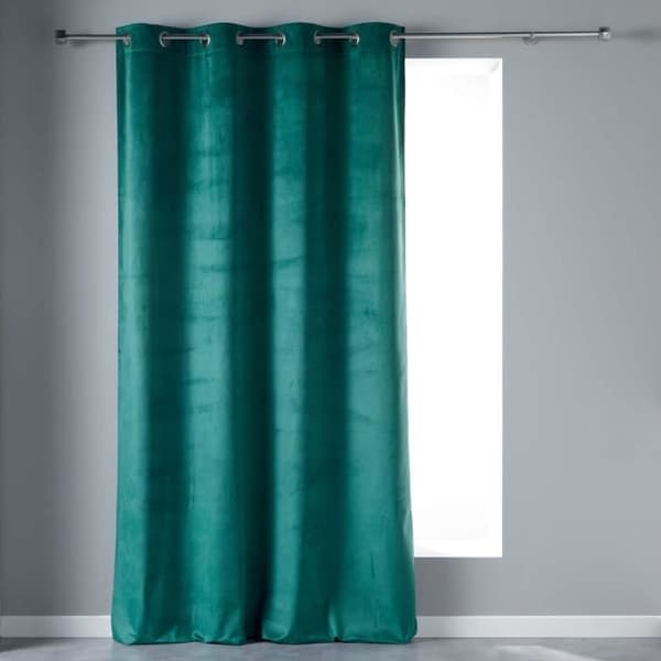 Gardiner - CDAFFAIRES - Velour - Enfärgad velour - 140 x 240 cm - Grön