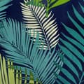 Miniatyrbild 3 av 4: Gardiner - GARDINER - Tropiskt palmträd - Fodrat - 229cm x 229cm - Öljar