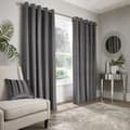 Miniatyrbild 1 av 4: Appletree - CD4SL90726LPP - Boutique - Conrad - Par Jacquard Eyelet Gardiner - 229 x 183 cm - Skiffer