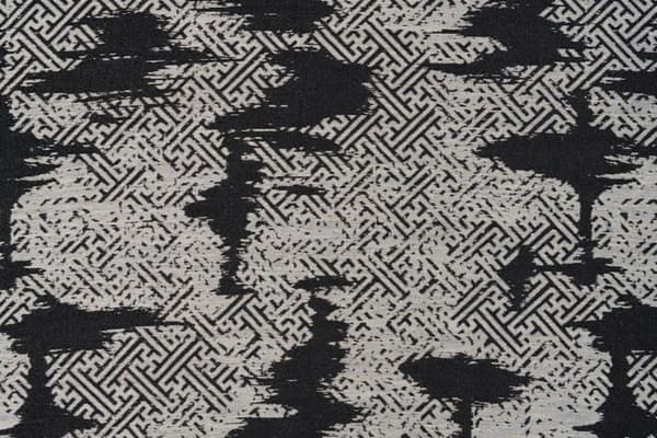 Gardin - dubbla gardiner Mendola inredning - 10-149TAGUS-05 - Tagus Gardin med öljetter Jacquard Svart 140 x 260 cm