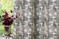 Miniatyrbild 2 av 4: Gardin - dubbla gardiner Mendola inredning - 10-149TAGUS-05 - Tagus Gardin med öljetter Jacquard Svart 140 x 260 cm