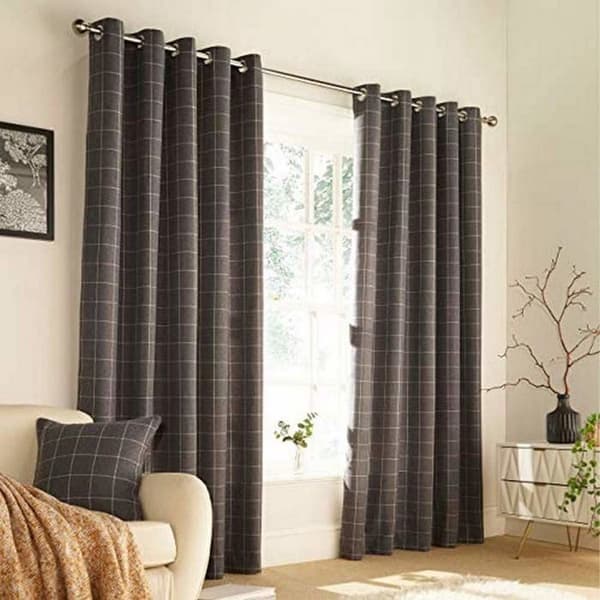 Gardin - dubbla gardiner Furn - ELLIS/RT4/GRY