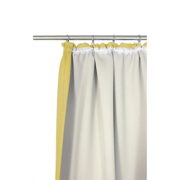 Gardiner - Wirth - Gul - 175 x 132 cm - Fållband - Mörkläggande - Syntetisk