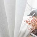 Miniatyrbild 4 av 4: Voile - voile Melodieux Voilage White Eyelet Gardiner, set om 2, 140x183cm
