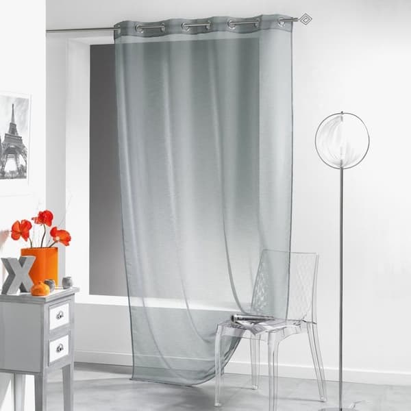Lisséa Skir Gardin 140x240 cm Grå - Paris Pris - Skir Gardin - Syntet - Polyester