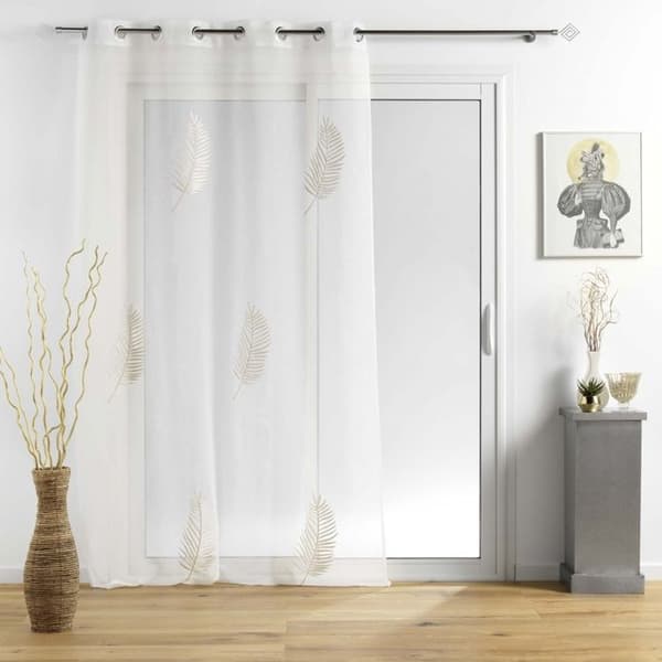 Öljettpanel - PALMEOR - Sandduk - 140 x 240 cm - Elegans - Chic