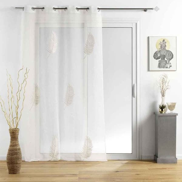 Öljettpanel - PALMEOR - Sandduk - 140 x 240 cm - Elegans - Chic
