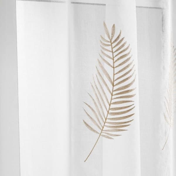 Öljettpanel - PALMEOR - Sandduk - 140 x 240 cm - Elegans - Chic