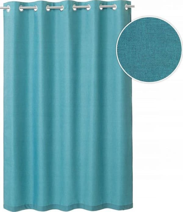 Voile - voilage Hobbygarden - W22NIE4 - 220 cm RIDEAU VAGUE BLEU