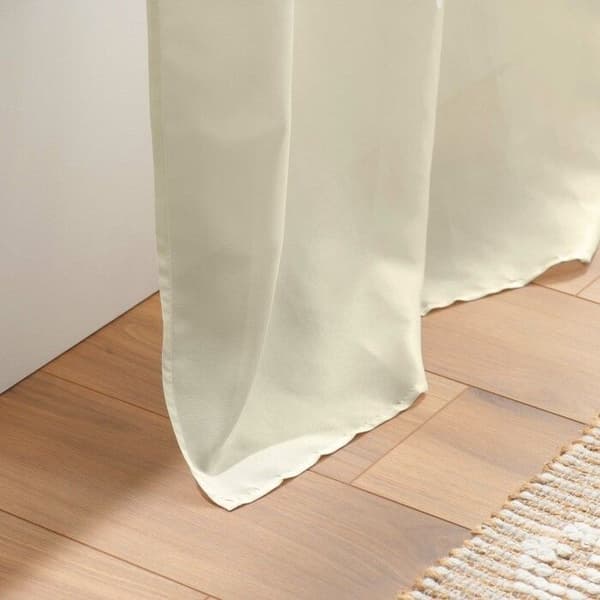 Öljegardin 140 x 280 cm vanlig mikrofiber absolu Natur