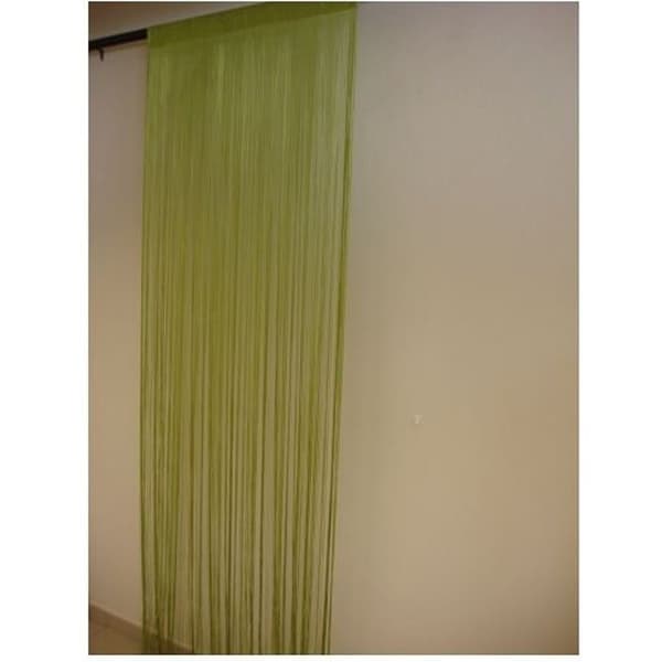 BRISE Mercerized Garngardin - Anisgrön - H 90 x B 240 cm