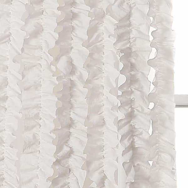 Gardin - dubbla gardiner Frodig inredning - 16T002475 - Reyna 3-delat sängset Grå, Vit, 84" x 40"