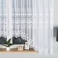 Miniatyrbillede 7 af 8: Færdigfremstillet jacquardgardin HERNANI 510x160cm hvid