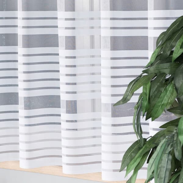 Valmis jacquard-verho TOLA 300x160cm valkoinen