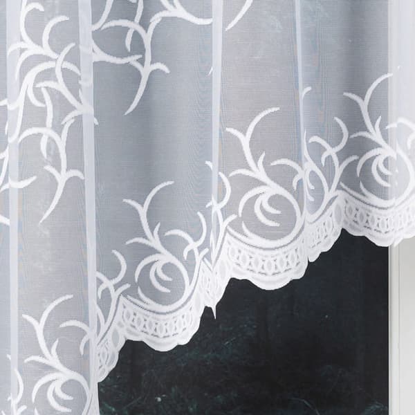 Valmis jacquard-verho BAKARO 320X160cm valkoinen