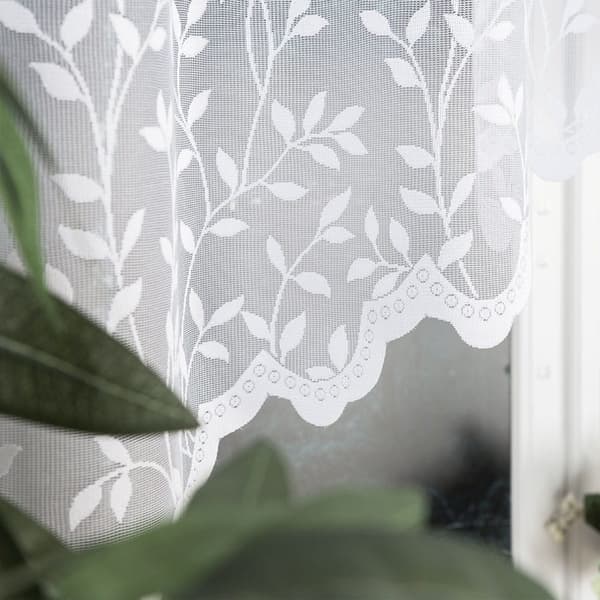 Valmis jacquard-verho ZUZANNA 250X130cm valkoinen