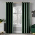 Miniatyrbillede 2 af 5: Hulgardin 140x250 Agnes Velvet Smaragdgrøn