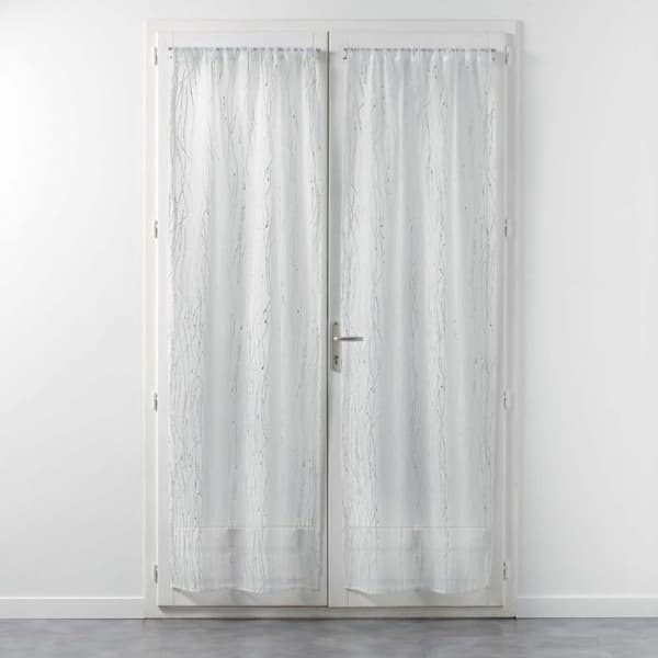 Rak stavficka 2 x 70 x 200 cm sand voile vit filian vägglampa