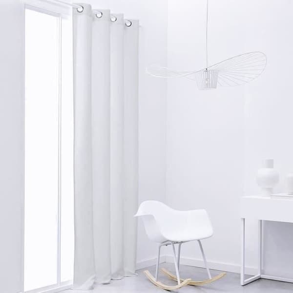 TODAY Essential Ensfarvet Mørklæggende Gardin - 140 x 240 cm - Kridt
