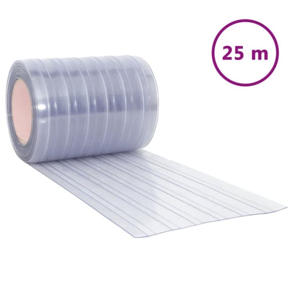 Köldridå transparent 300x2,6 mm 25 m PVC