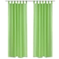 Miniatyrbild 1 av 2: Genomskinlig gardin 140 x 175 cm 2-pack Apple Green