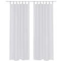 Miniatyrbild 1 av 2: Genomskinlig vit gardin 140 x 245 cm 2-pack