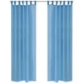 Miniatyrbild 1 av 2: Genomskinlig gardin 140 x 245 cm 2-pack Turkos