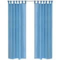 Miniatyrbild 1 av 2: Genomskinlig gardin 140 x 225 cm 2-pack Turkos