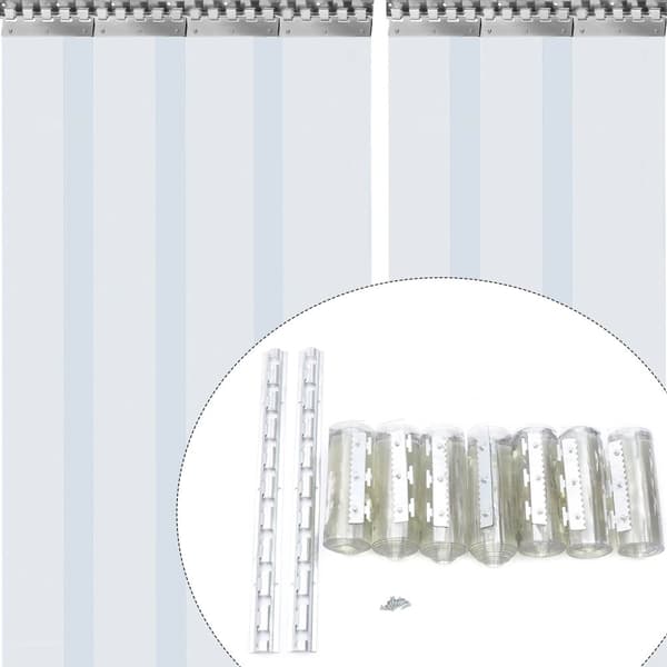 PVC Stripdörr Gardinkit, Miljövänligt Material, Lätt Installation, Mångsidiga Tillämpningar