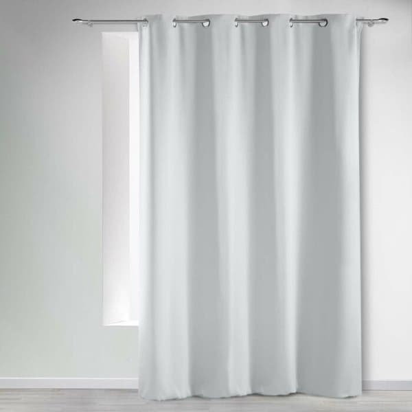 Mörkläggningsgardin - OCKULT - SNÖ - 140x240 cm - 100% polyester - Akustisk och värmeisolering