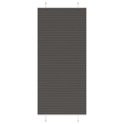 Plisserad persienn svart 95x200 cm tyg bredd 94,4 cm polyester