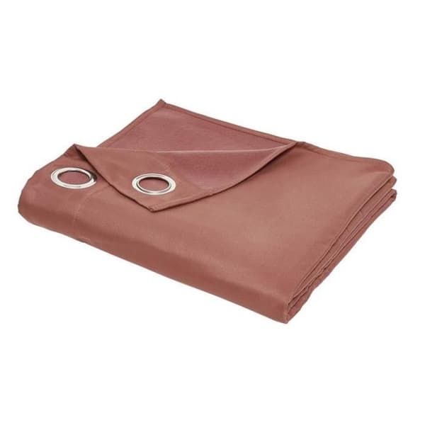 TODAY Essential Plain -lämpöeristetty verho - 140 x 240 cm - terrakotta