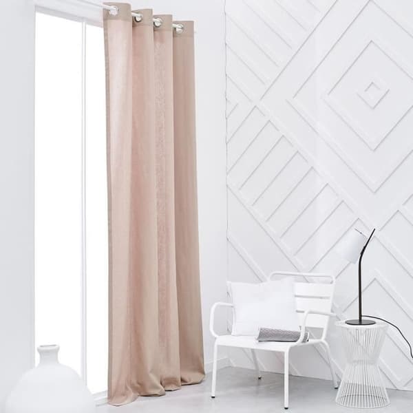 TODAY Öglegardin - 140x240cm - 100% Bomull - Rosa