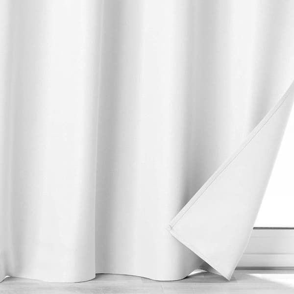 EYELET gardin 140 x 260 CM 100 % BLACKOUT/UNITED MICROFIBER OBSCURE WHITE